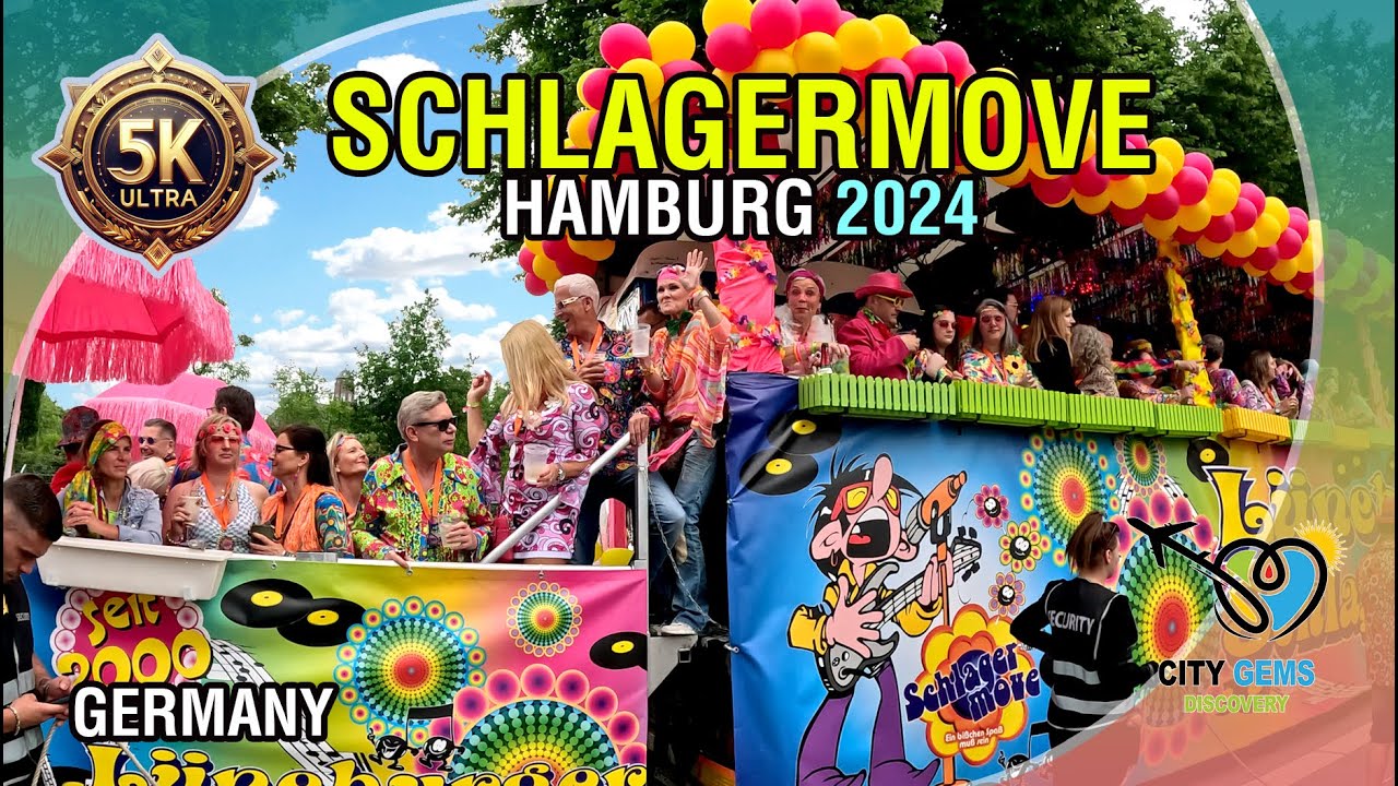 🌟All Trucks 🌟 Schlagermove Hamburg 2024-The Ultimate Schlager Party-Colorful and Musical-5K Ultra HD