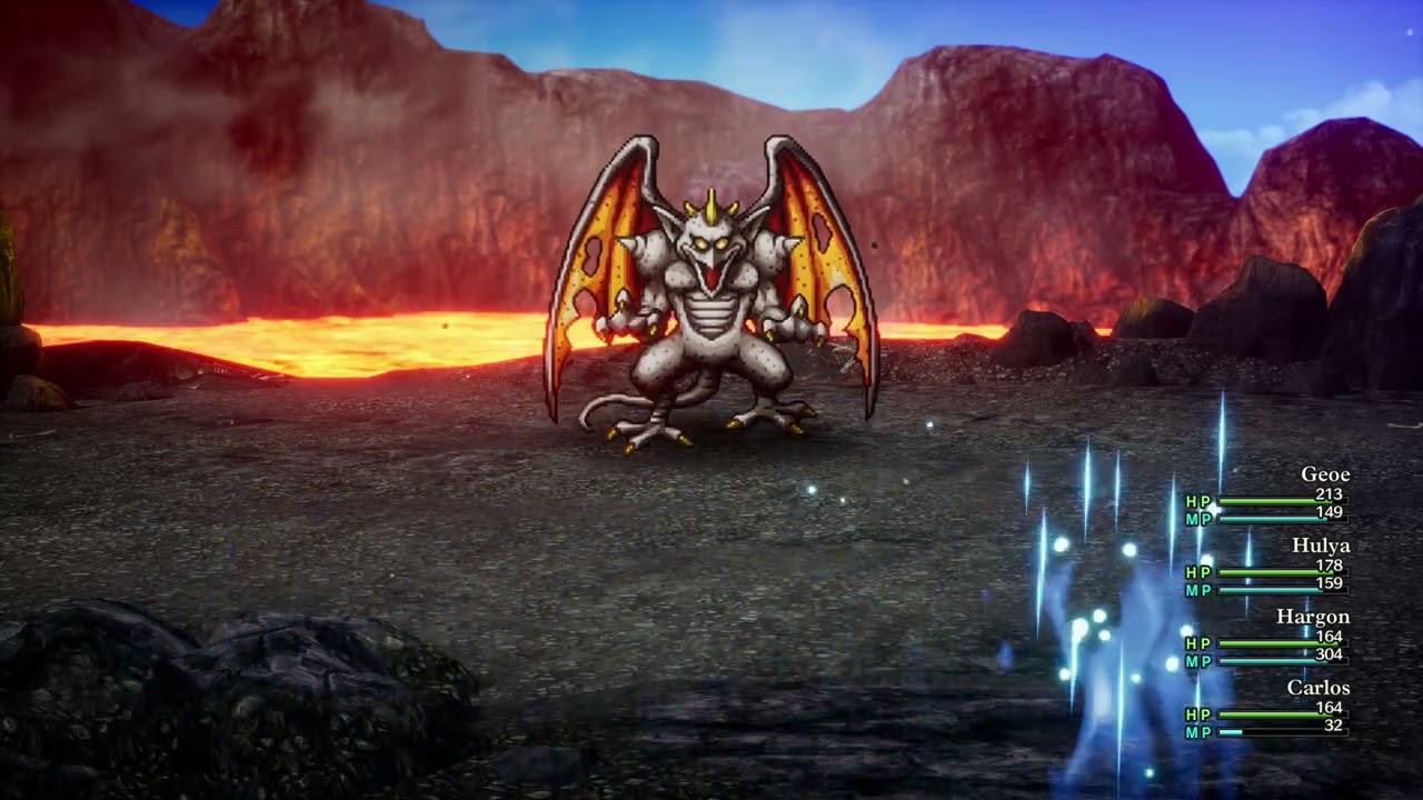 DRAGON QUEST III HD 2D Remake - The Volcano