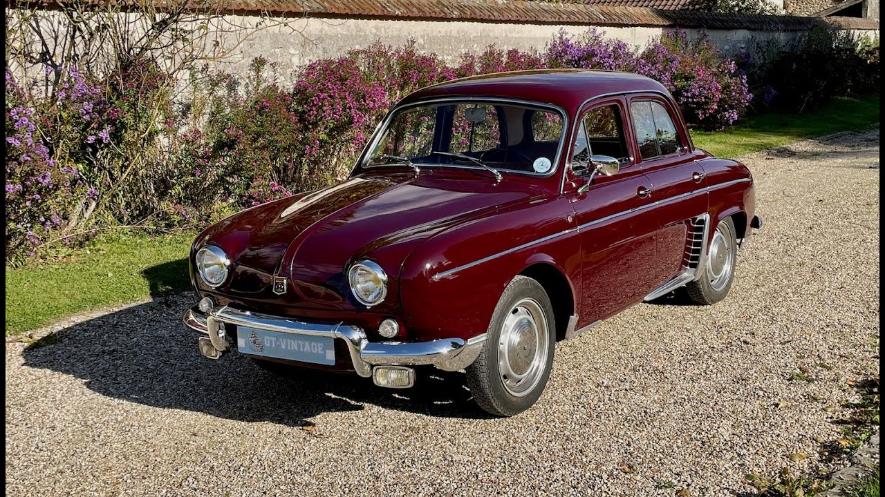 RENAULT DAUPHINE EXPORT de 1964 vendue chez GT VINTAGE CLASSIC CARS