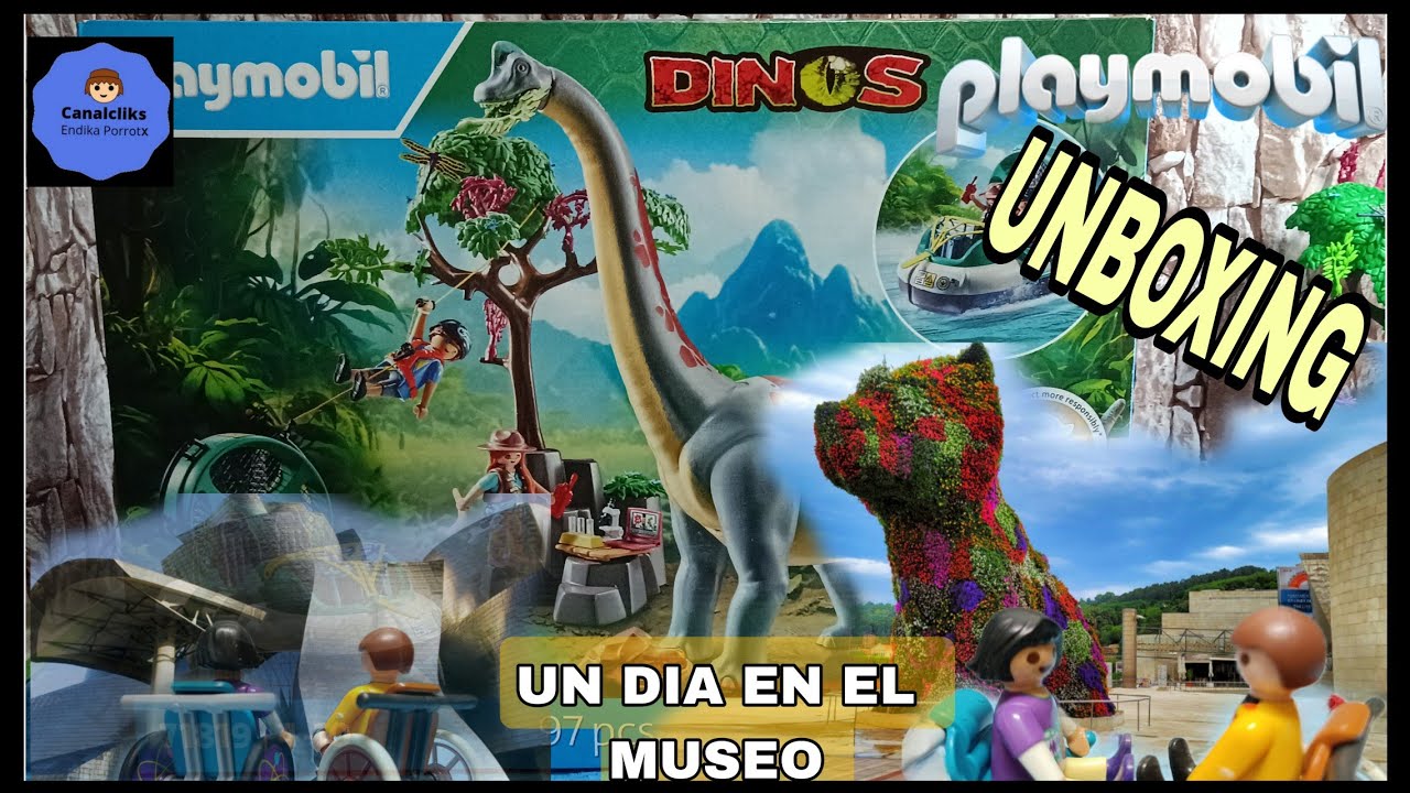 UNBOXING. Braquiosaurio. Playmobil. Ref 71819 . STOP MOTION al final.
