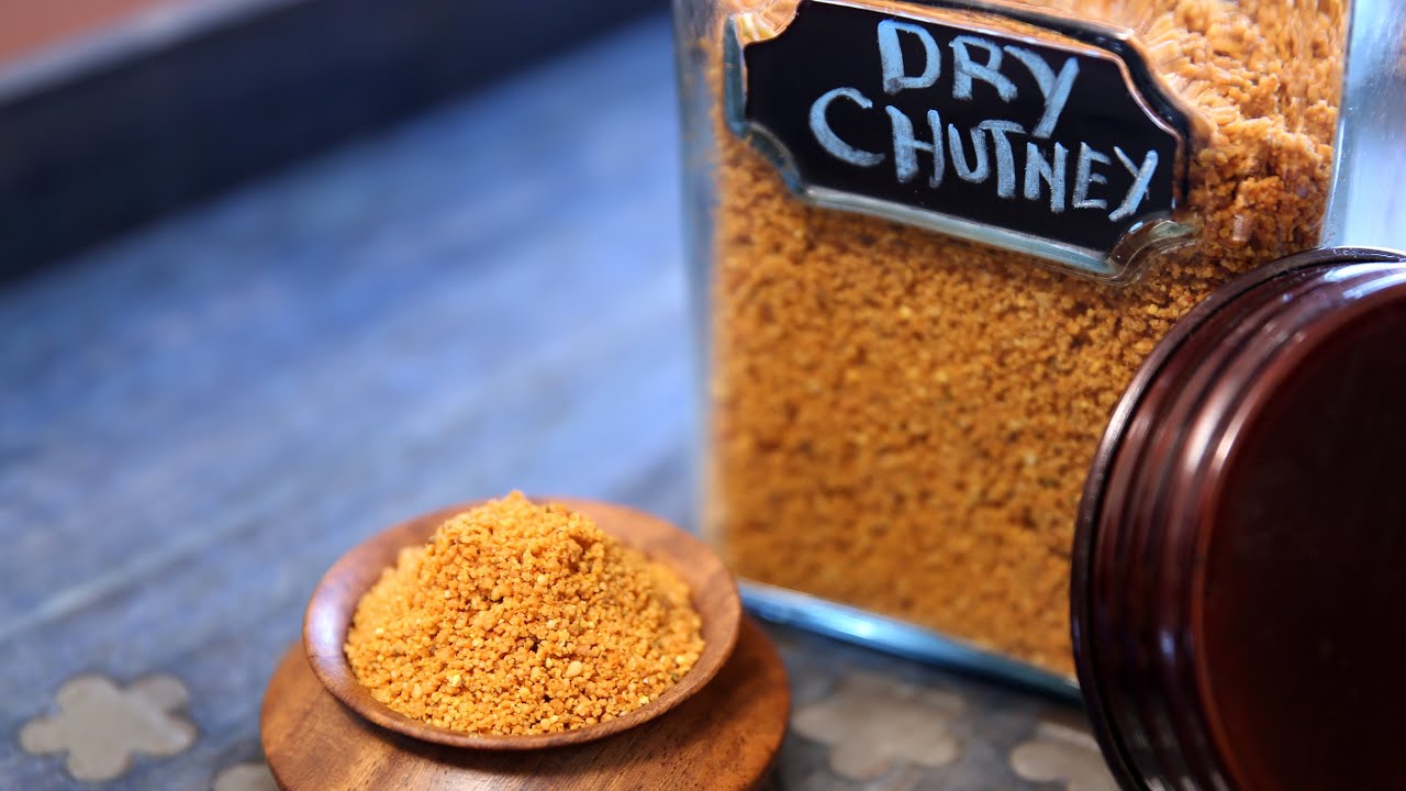 Dry Chutney Powder | Chutney For Vada Pav, Idli, Sandwiches | Divine Taste With Anushruti