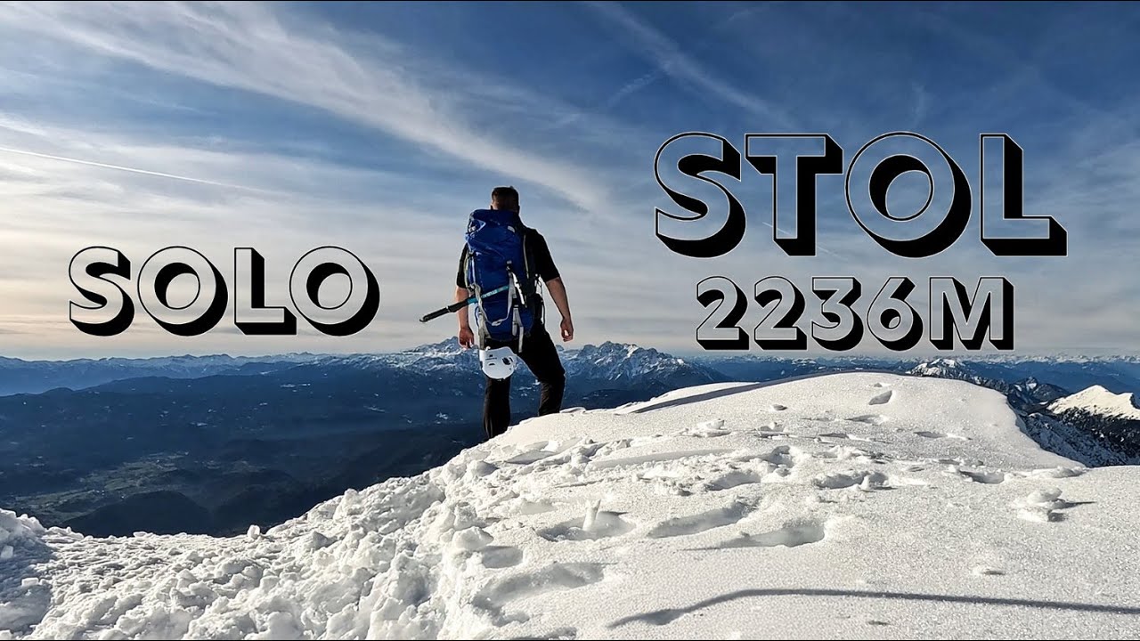 Jesenski vzpon na STOL - 2236m🏔️ sam na vrhu karavank