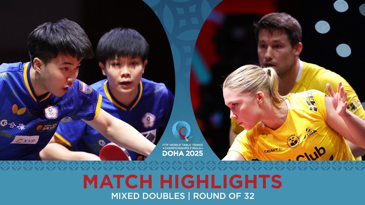 Lin/Cheng I vs Karlsson/Kallberg | Match Highlights | #ITTFWorlds2025