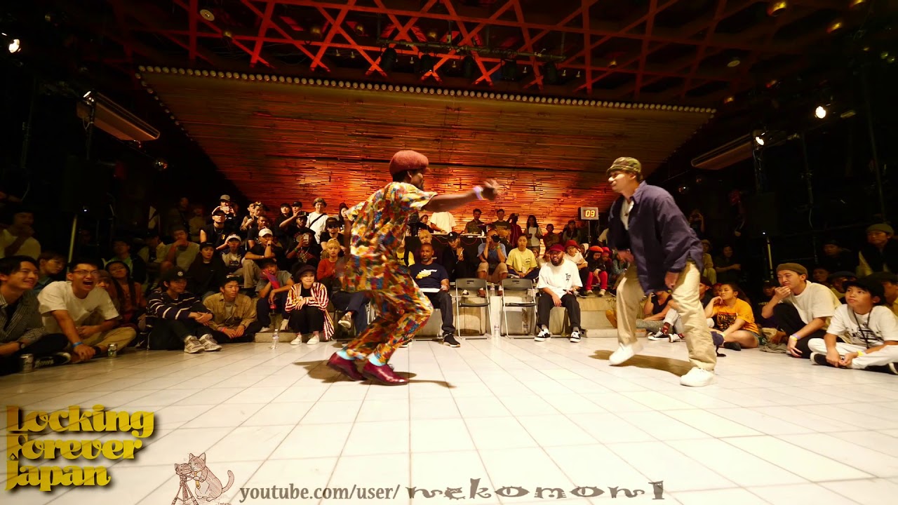 Roché Ghetto Funk vs YU-MAH BEST4 Locking Forever 2018 JAPAN