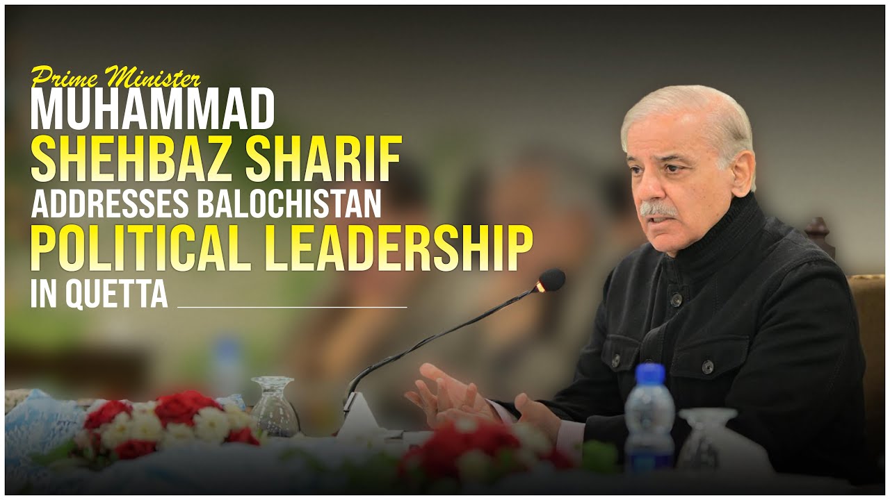 Prime Minister Shehbaz Sharif Meets Balochistan Political Leadership During Quetta Visit