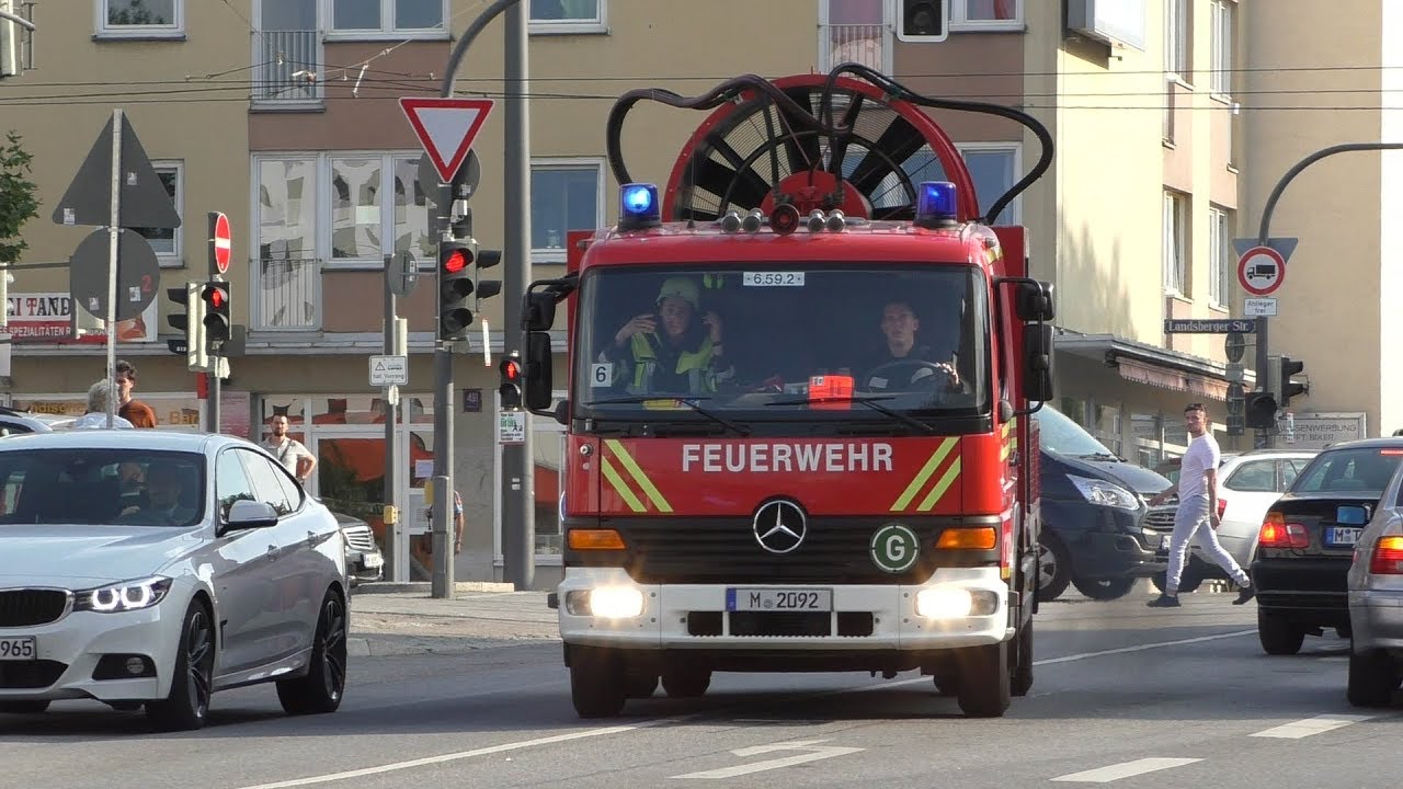 Einsatzfahrten Brand Pasing Arcaden München