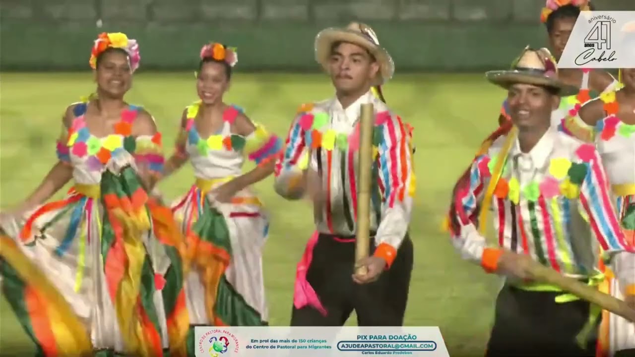 Apresentação Cultural de Siriri do Grupo Flor de Atalaia no Aniversário de 41 anos do Cabelo