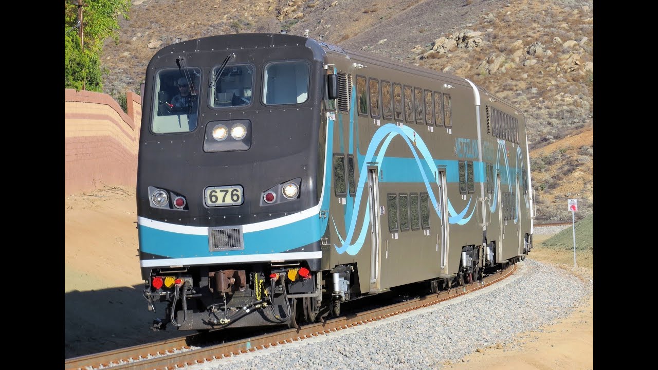 Metrolink Test Train on the Perris Valley Line