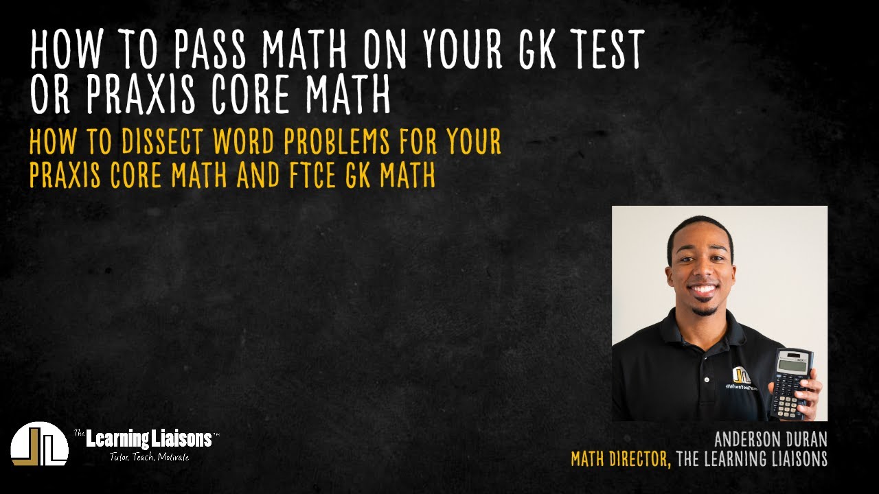 How To Pass General Knowledge Test & Praxis Core Math | Free Webinar Recording