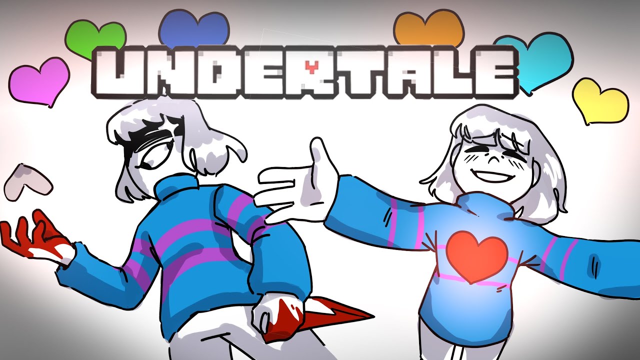 ВЕСЬ Undertale ЗА 8 МИНУТ (АНИМАЦИЯ)