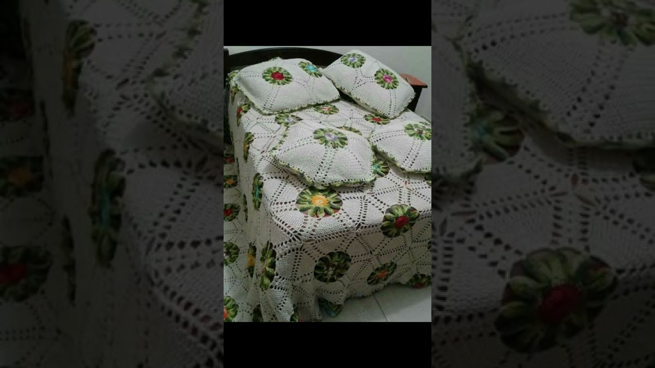 New crochet hand made bedsheet design👌 latest crochet pattern ideas👌