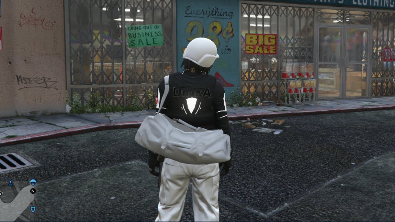 comment faire le sac de braquage blanc et le transférer sur gta 5 online ps4 ps5 xbox