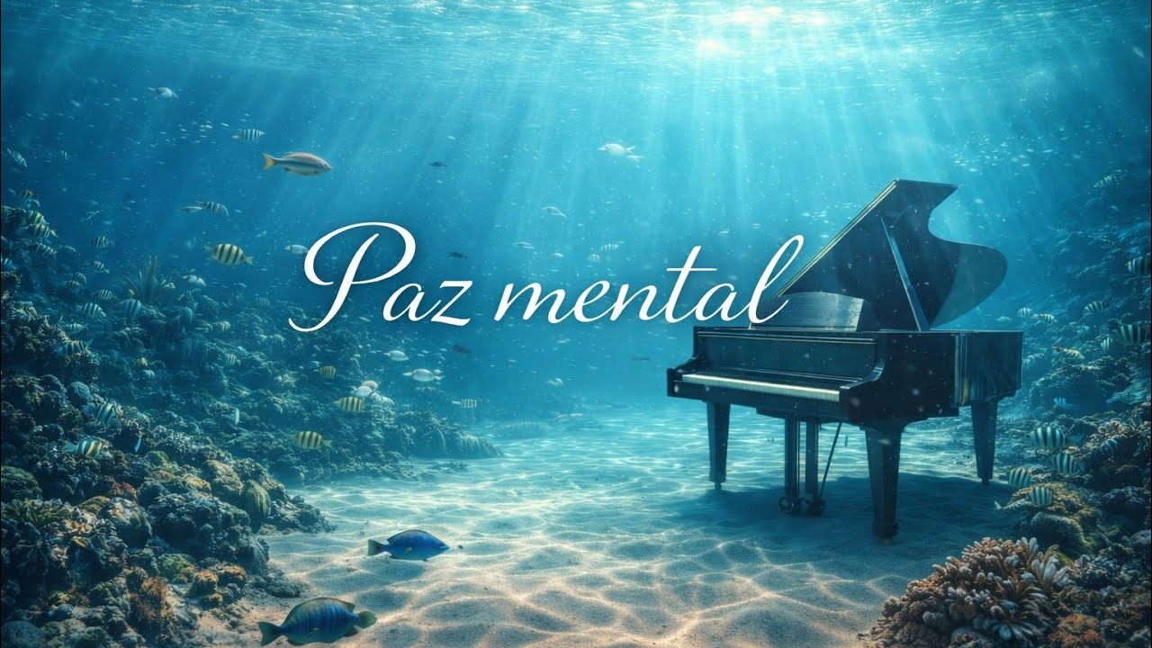 PAZ MENTAL | Música para Descansar em Deus | Piano & Som do Mar