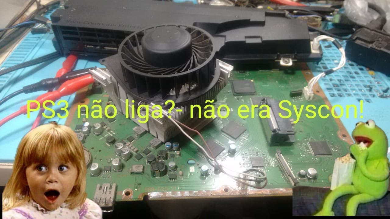 PS3 NÃO LIGA N°9 ? - Syscon ?!