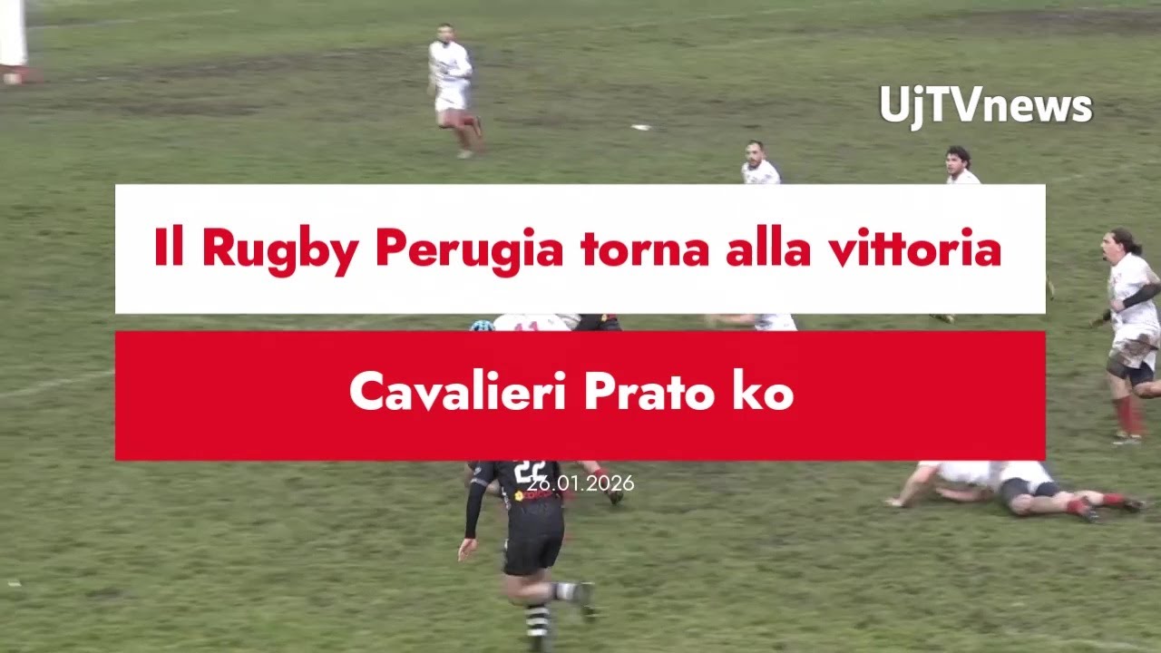 Il Rugby Perugia torna alla vittoria, Cavalieri Prato ko