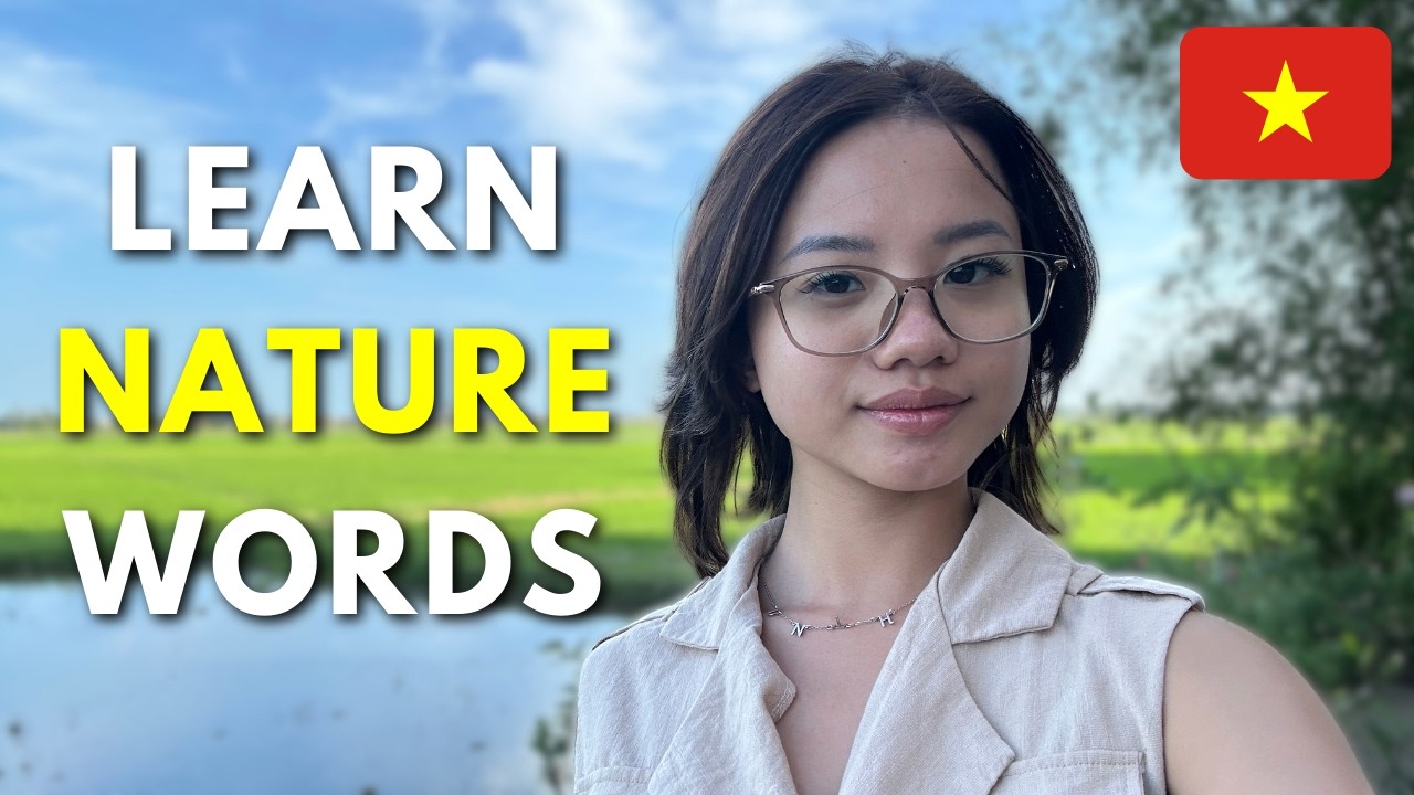 learn NATURE vocabulary words 【Vietnamese Comprehensible Input】 - Beginner