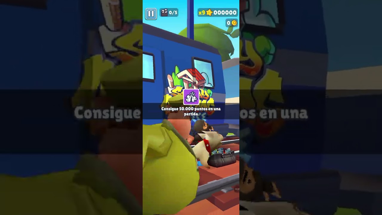Jugando SUBWAY SURFERS parte cinco