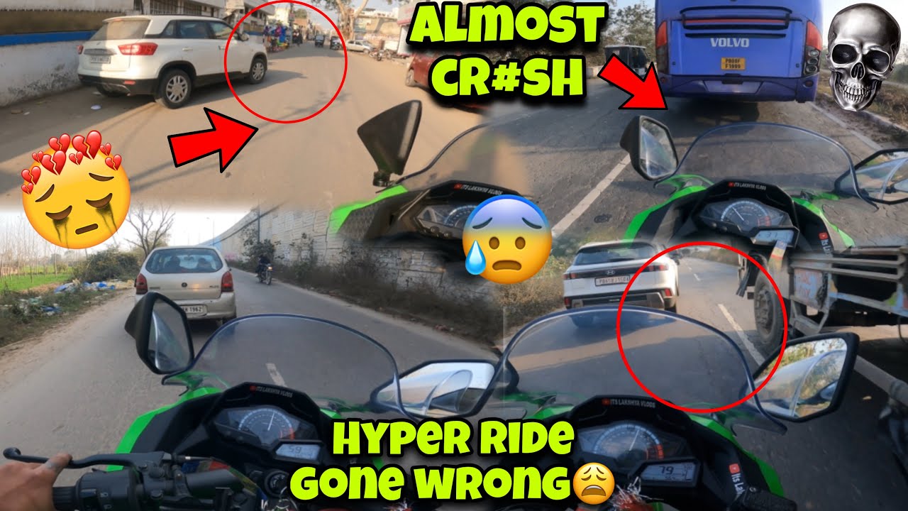Almost Cr#sh💔|| Ajj Toh Tabahi Ride hogyi🥵 || Hyper Ride Gone Wrong😩