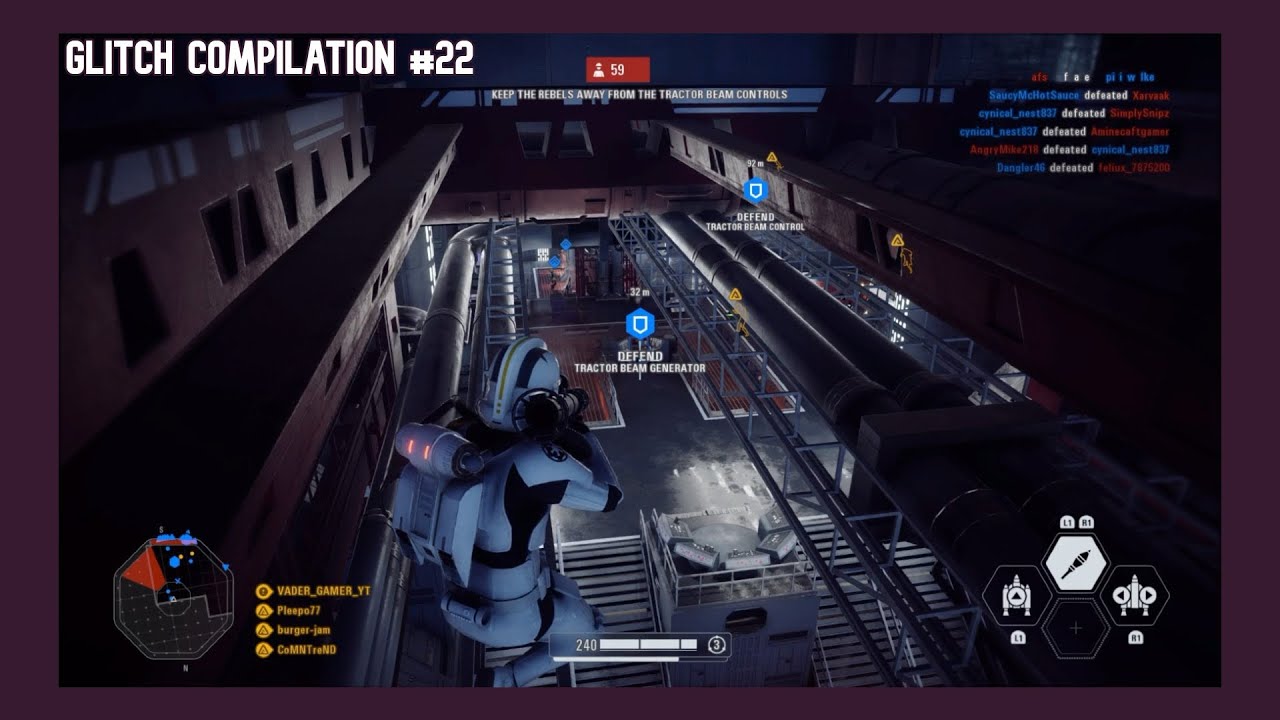 Star Wars Battlefront 2 Glitch Compilation #22