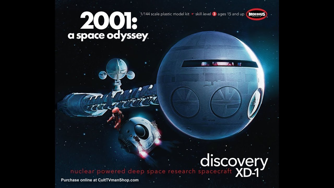 1/144 Moebius Models 2001 Discovery model kit review
