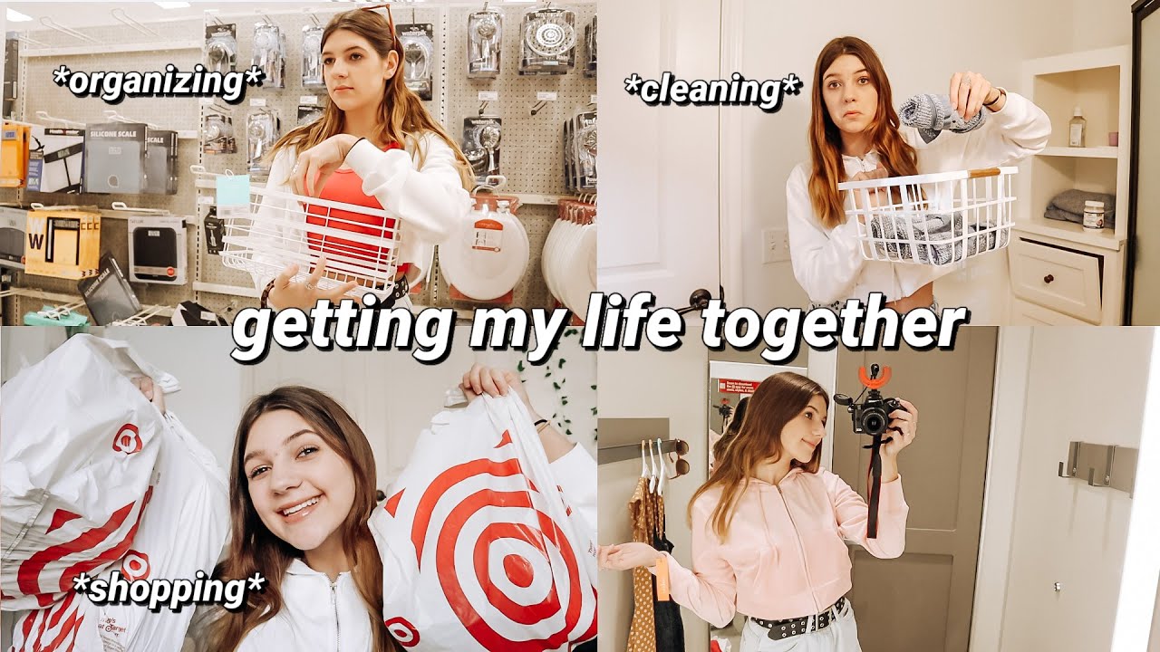 getting my life together *shop, clean, organize*
