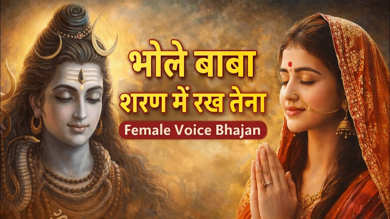 भोले बाबा शरण में रख लेना | Female Voice Bhajan | Har Har Mahadev | Shiv Bhajan