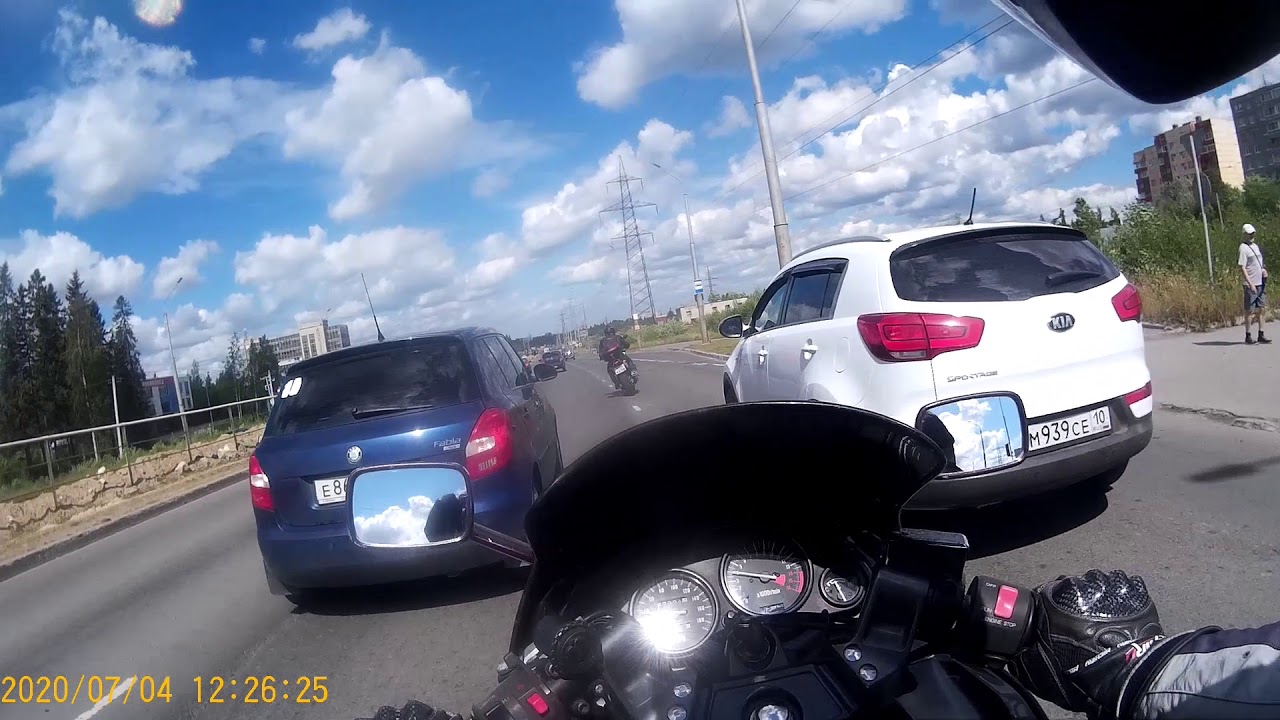 Kawasaki zzr 400 - 2  &  Honda nc700xd Хороший денёк чтобы прокатится!