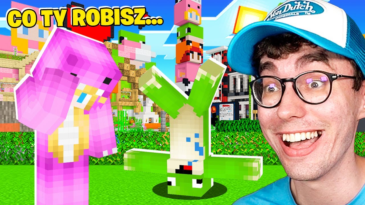 JESTEM GŁUPI TROLL na MOJEJ DZIEWCZYNIE w Minecraft!