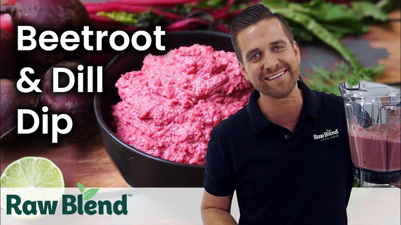 How to make a Beetroot & Dill Dip in a Vitamix Blender | Recipe Video