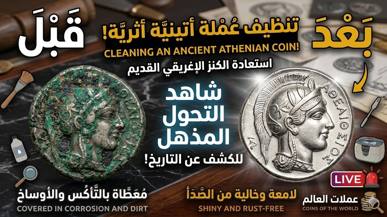 How to Clean Old Coins in Just 1 Minute – Watch the Transformation