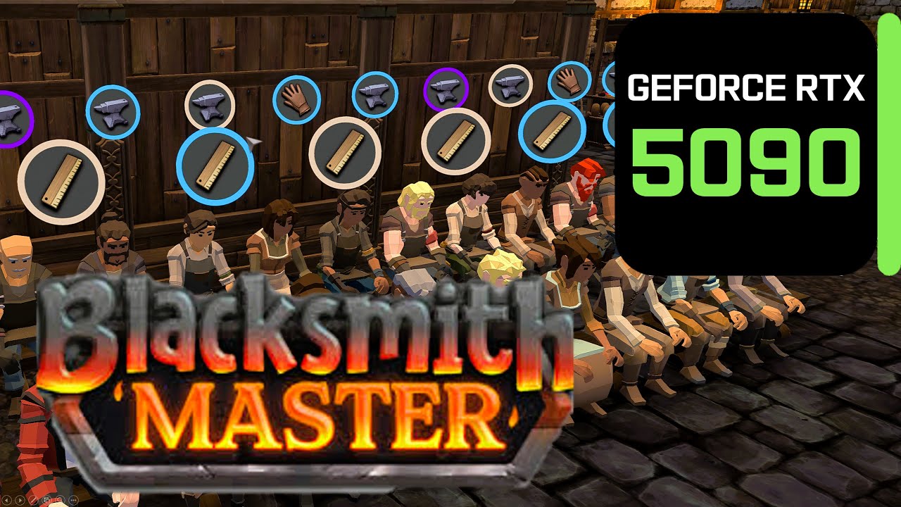 Blacksmith Master- RTX 5090 + 9950X3D benchmark (4K)