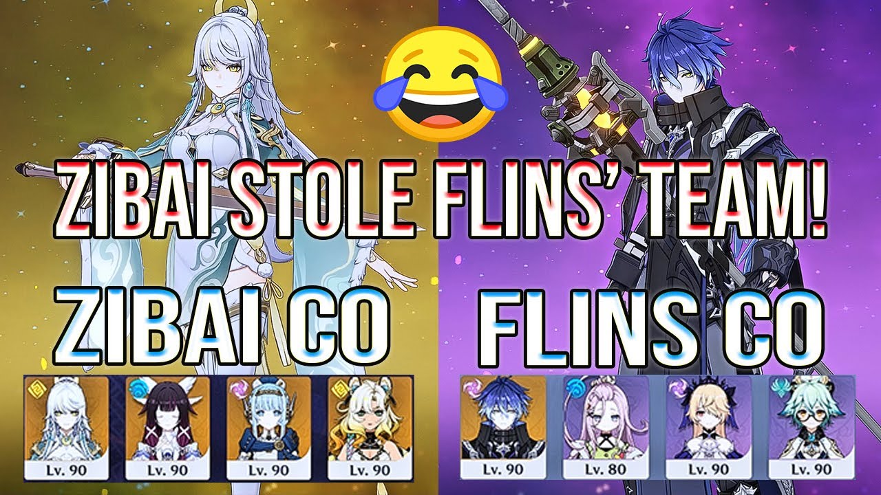 Zibai’s Best Team – She Stole Flins’ Team 😂 | Spiral Abyss 12 | Genshin Impact