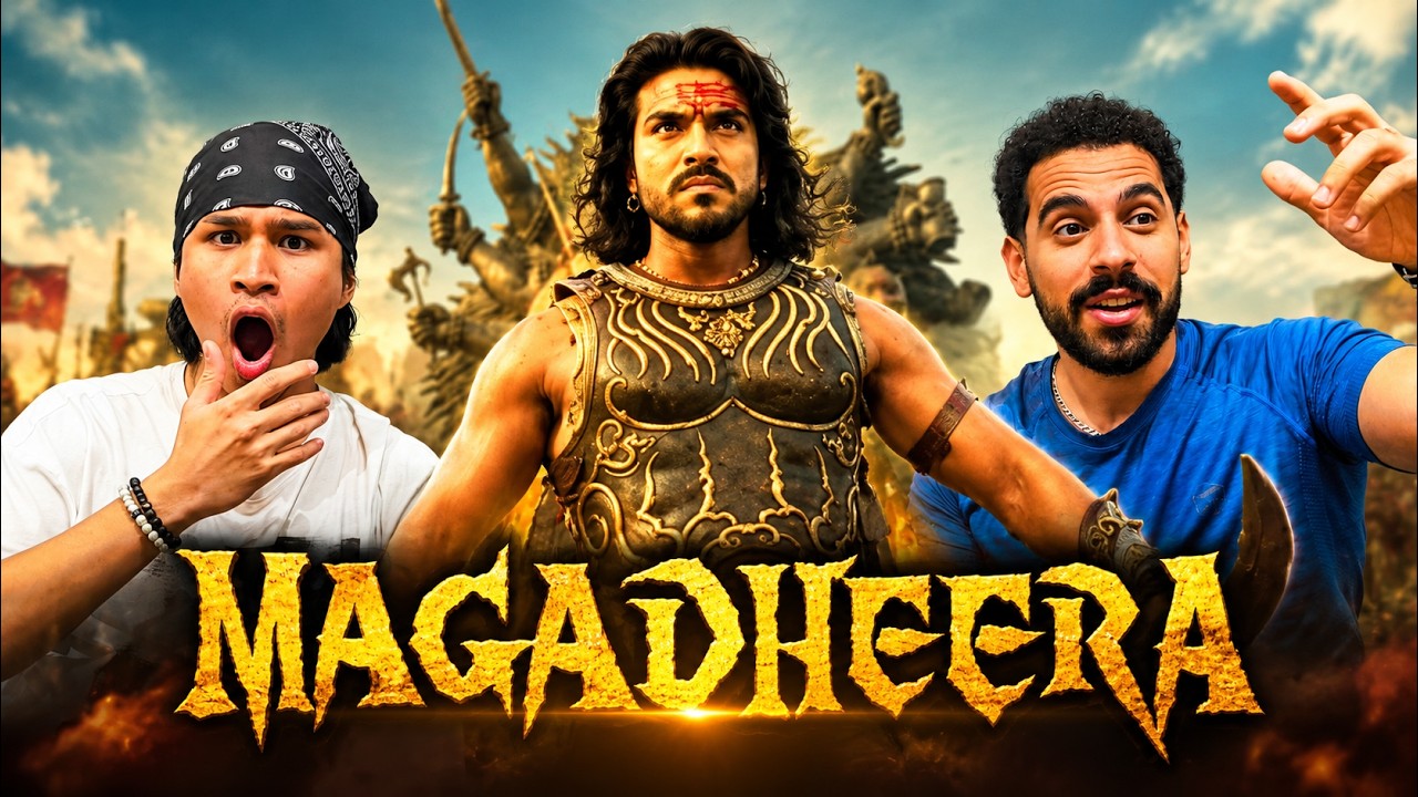 Foreigners react to Magadheera - 1 vs 100 fight scene | Ram Charan, SS Rajamouli