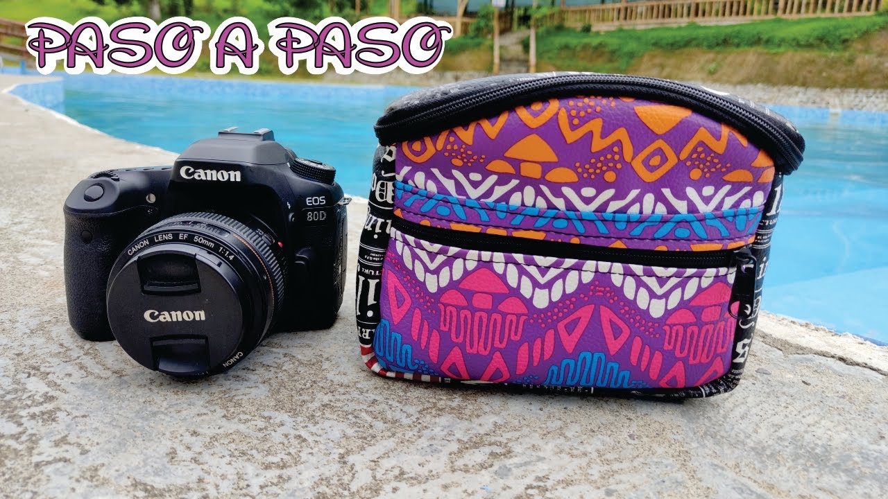 Cómo hacer un Estuche ANDINO para cámara FOTOGRÁFICA | Canon 80D | Maletas y Mochilas Multiusos