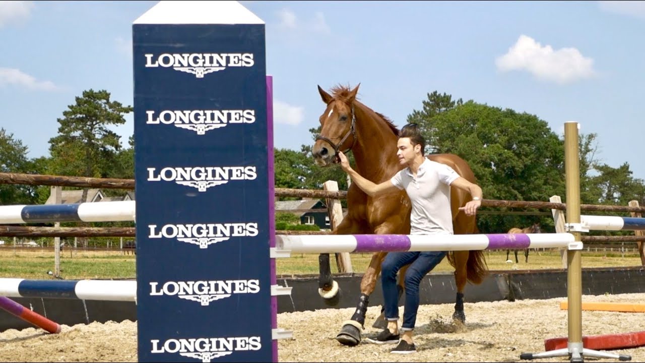 DRESSAGE HORSE TRIES FREE JUMPING|| MATT HARNACKE