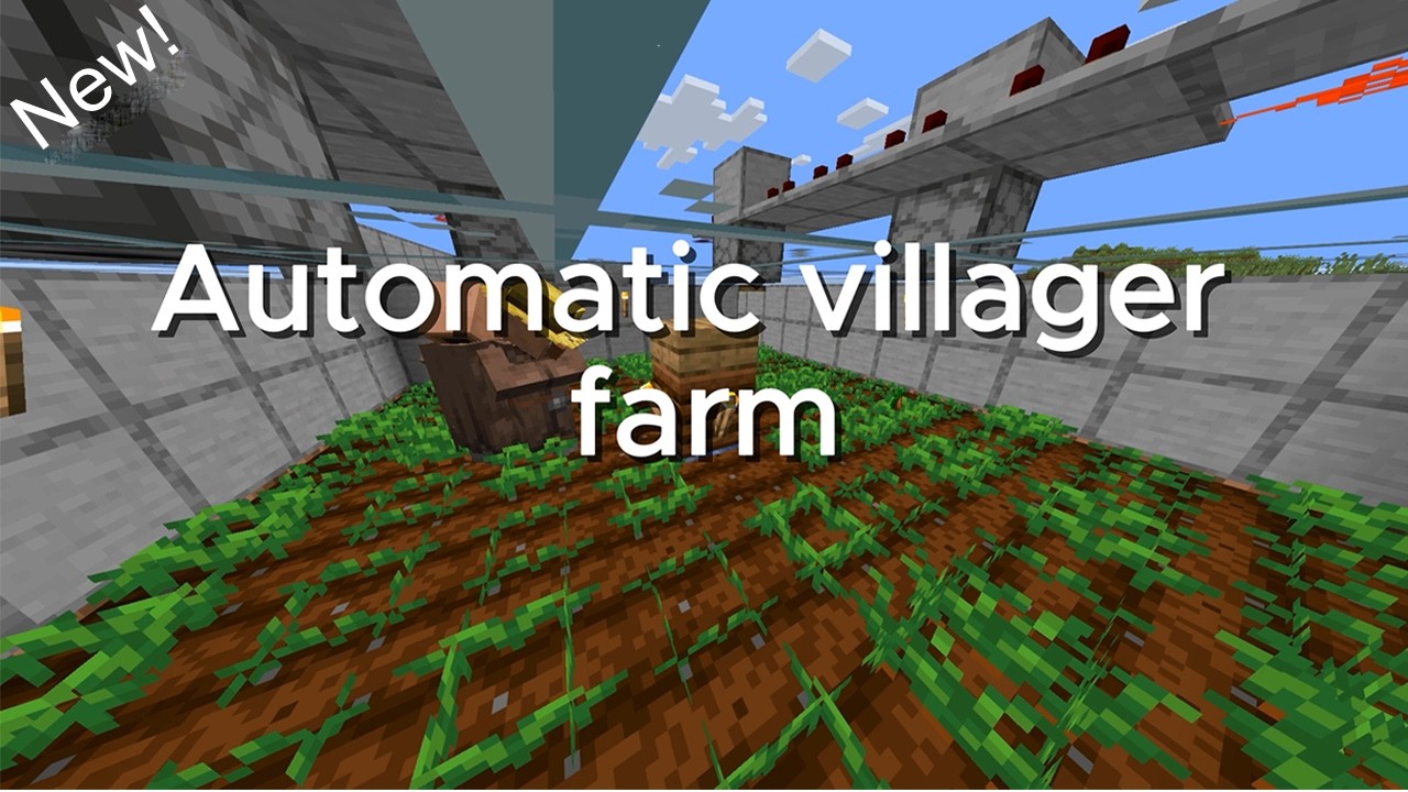 Automatic Unlimited villager farm!