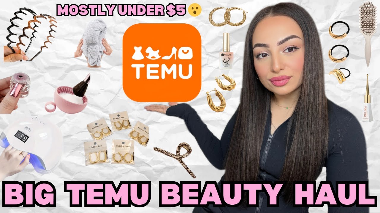 BIG TEMU Beauty Haul 2025 | Cheap Beauty Products