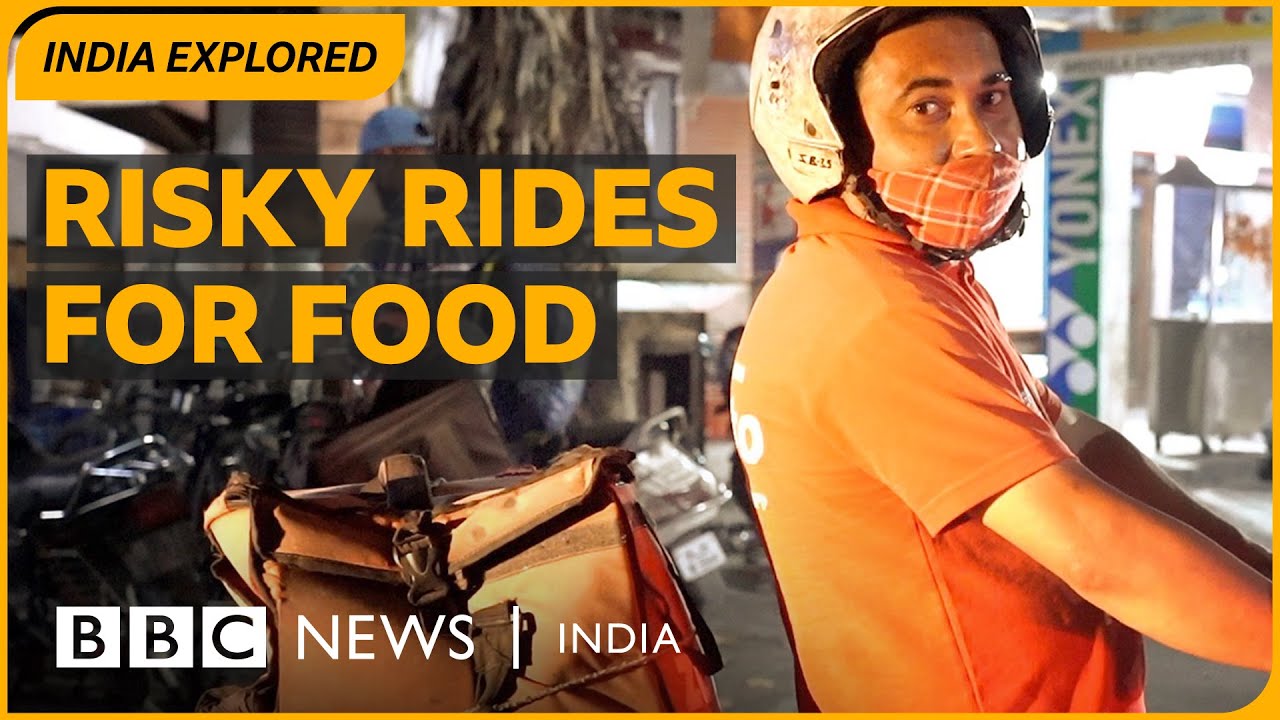 The dangerous race to deliver food in 10 minutes | BBC News India