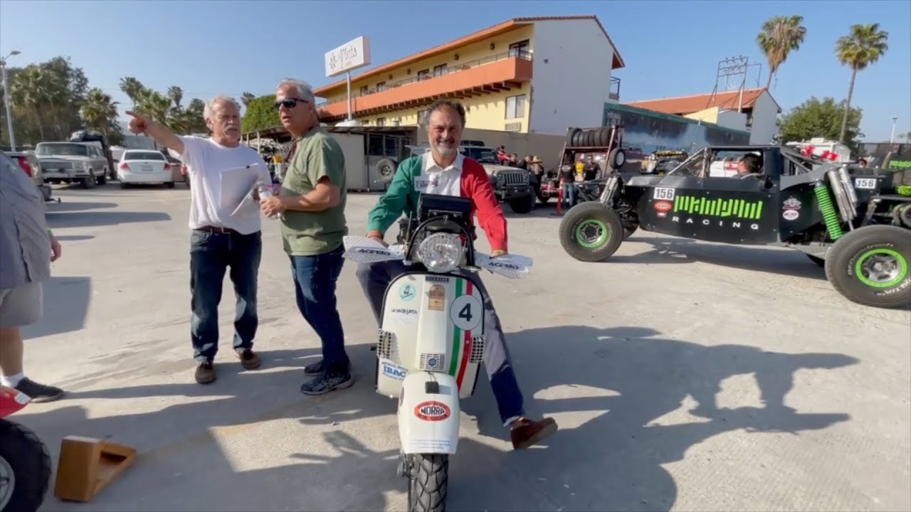 Vespa Scooters in the 2022 Norra 1000 Mexican Off Road Race