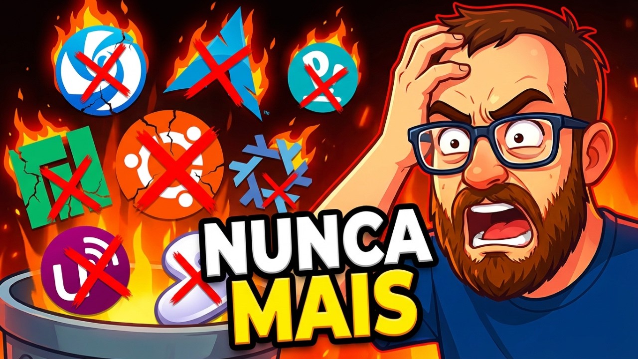 As 7 Distros Linux QUE EU NUNCA MAIS INSTALO (Tô de SACO CHEIO em 2026)