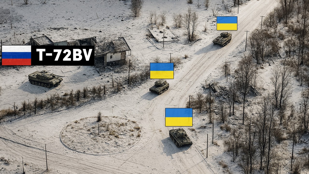 Т-72Б3 молча ждал на хребте — затем открылась зона поражения