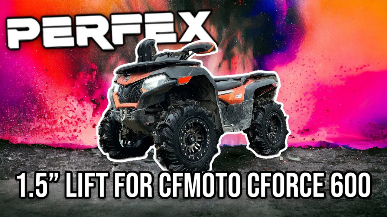 Как установить 1,5-дюймовый лифт-комплект PERFEX на CFMOTO CFORCE 600! | Подробная установка и 28...