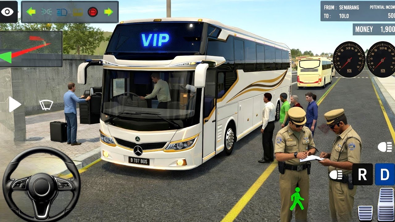 Euro Coach Bus Simulator 2026 - Yellow Coach Extreme Mountain Drive | Android Gameplay Part - 26