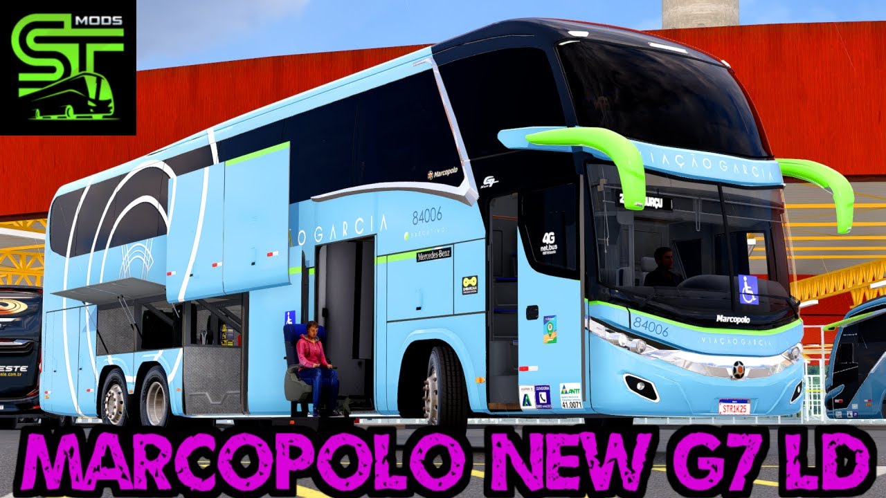 🚌FUI EM FOZ DO IGUAÇU com a VIAÇÃO GARCIA | DETAIL MAP | MARCOPOLO NEW G7 1600 LD ST MODS