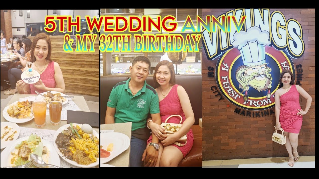 5TH WEDDING ANNIV & MY 32TH BIRTHDAY @VIKINGS MARIKINA 6.16.24