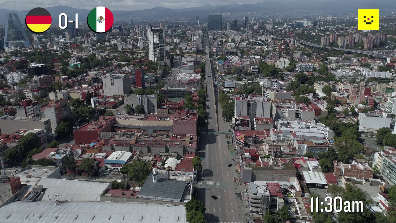 17 de Junio: as&iacute; se vio la Ciudad de M&eacute;xico durante el M&eacute;xico-Alemania
