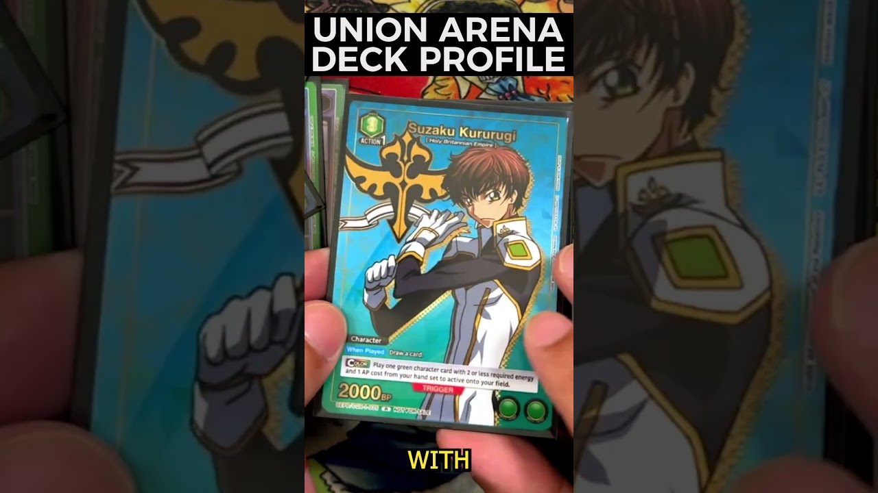 Code Geass Deck Profile & How To Play - Green Suzaku, Lancelot, Euphemia (CGH-2) | Union Arena