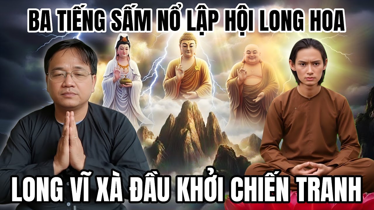 BA TIẾNG SẤM NỔ lập Hội Long Hoa - Long vĩ xà đầu khởi chiến tranh Nhàn Thanh Cư Sĩ lộ thiên cơ