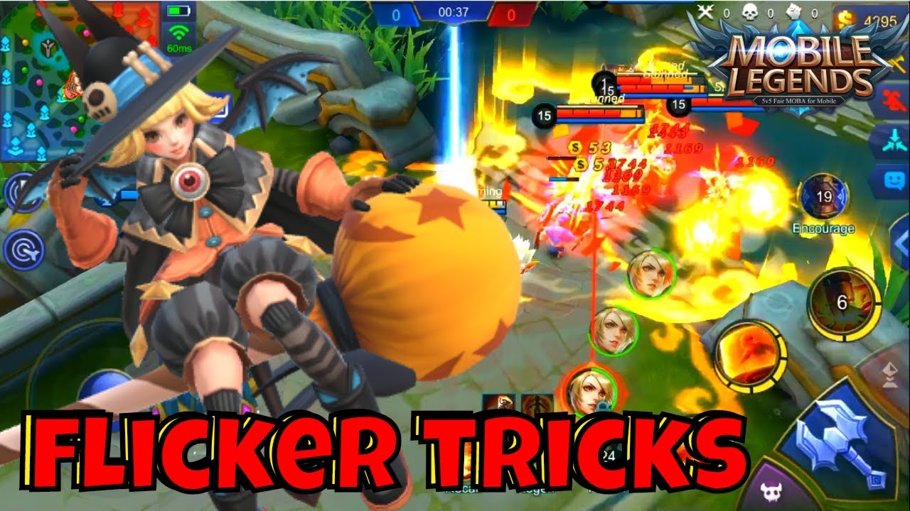 10 HEROES Flicker Tricks Mobile Legends 2019