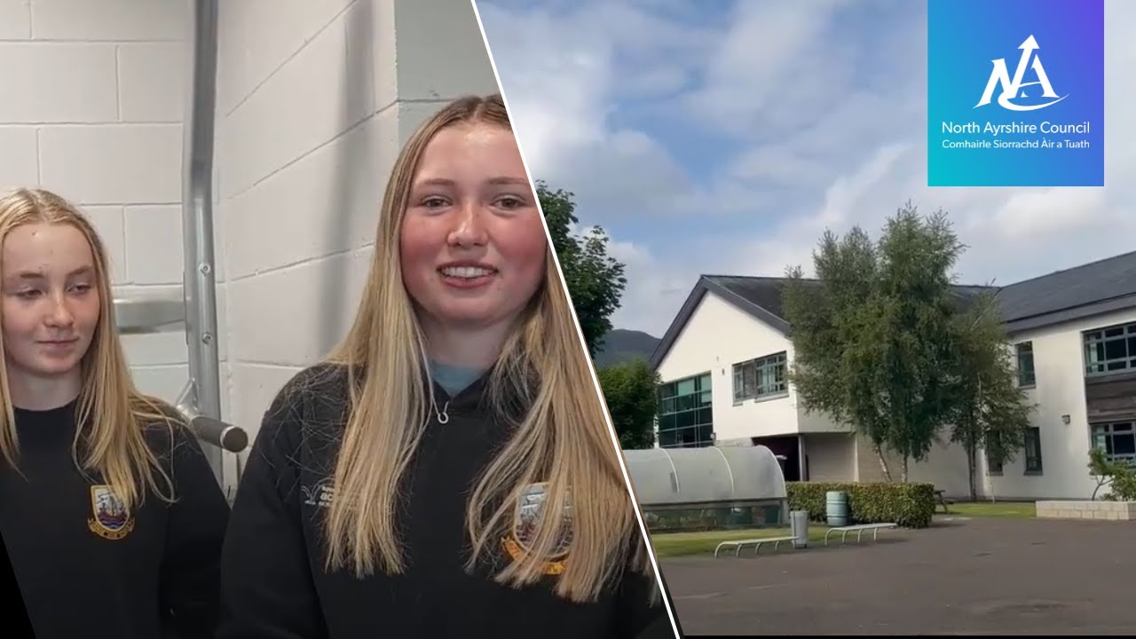 Tour of Arran High School & Interview with pupils